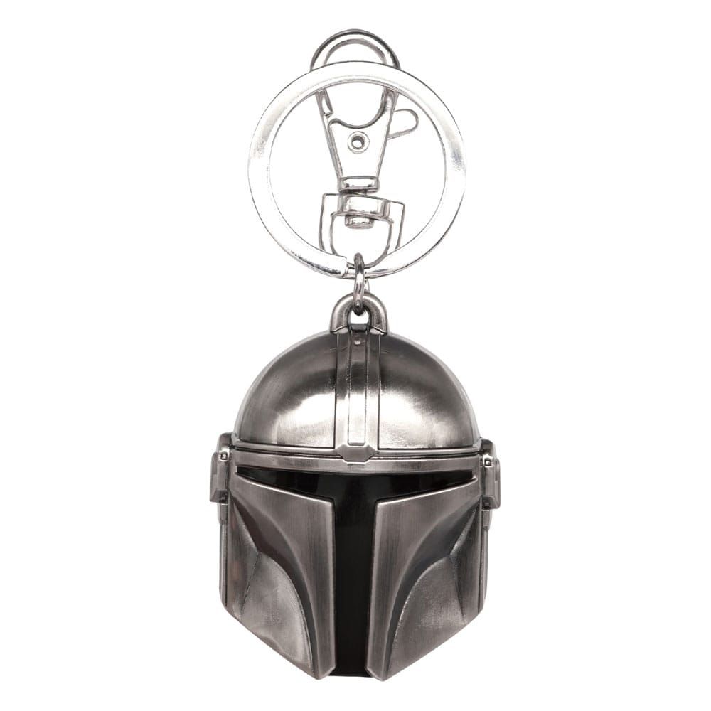 Star Wars Metal Keychain Mandalorian Helmet Monogram Int.