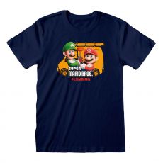 Super Mario Bros T-Shirt Plumbing Fashion Size M