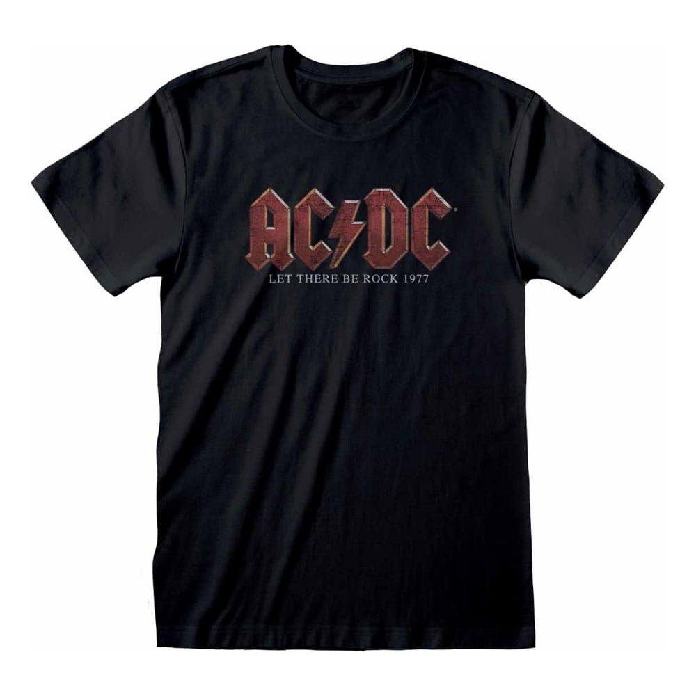 AC/DC T-Shirt Let There Be Rock Size L Heroes Inc