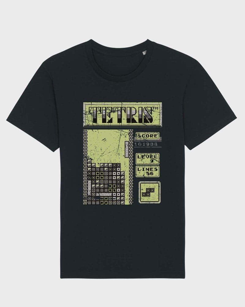 Tetris T-Shirt Retro Print Size S ItemLab