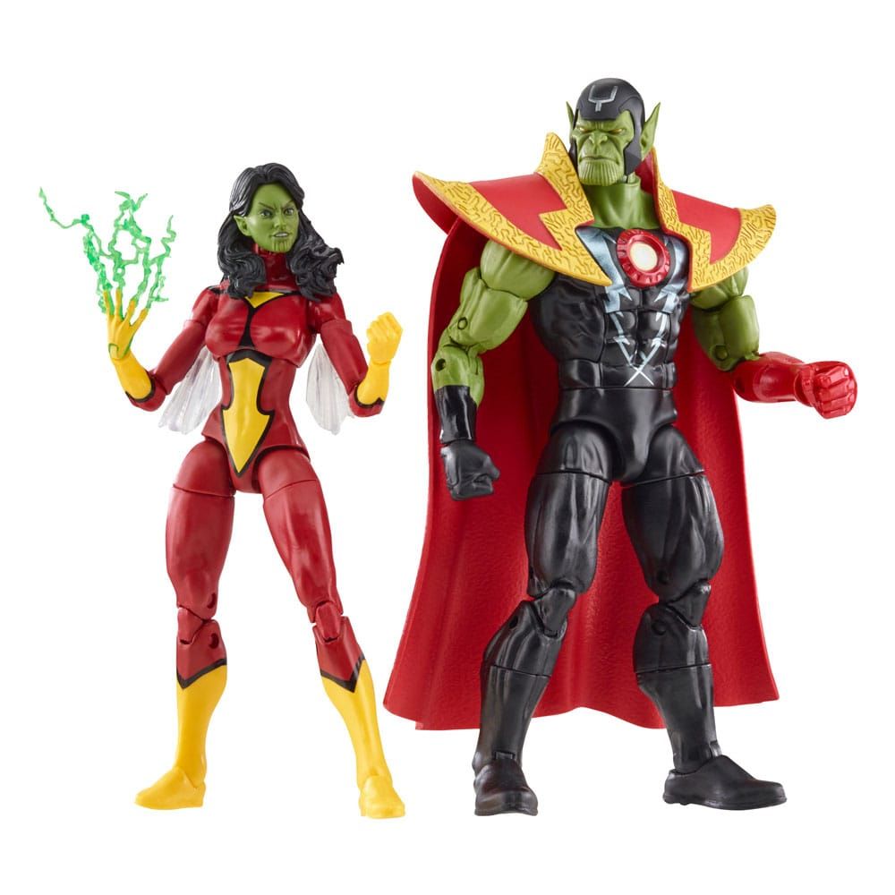 Avengers: Beyond Earth's Mightiest Marvel Legends Action Figures Skrull Queen & Super-Skrull 15 cm Hasbro