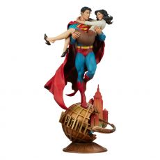 DC Comics Diorama Superman & Lois Lane 56 cm Sideshow Collectibles