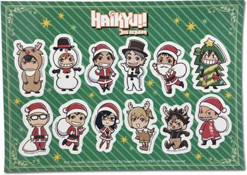 Haikyu!! Sticker set Christmas SD Group GEE