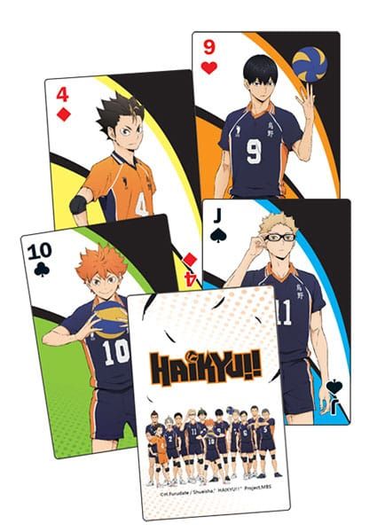 Haikyu!! Playing Cards Group Season 4 GEE