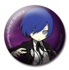 Persona Q metal Pin Badge Protagonist P3