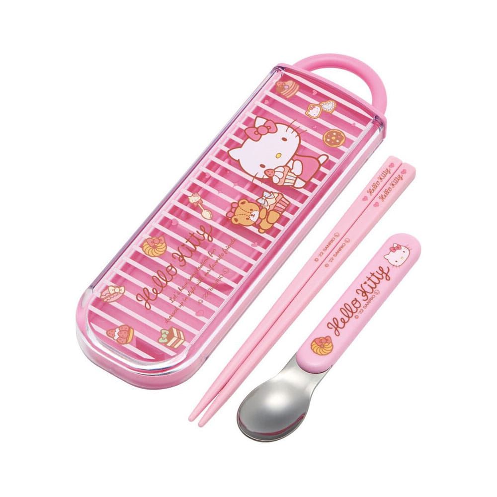 Hello Kitty Chopsticks & Spoon Sweety pink Skater