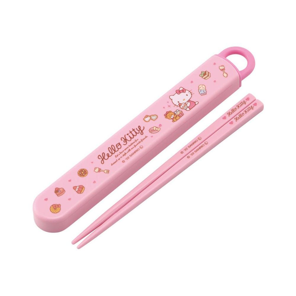 Hello Kitty Chopsticks with Box Sweety pink 16 cm Skater