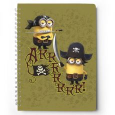 Minions Notebook A5 Pirates