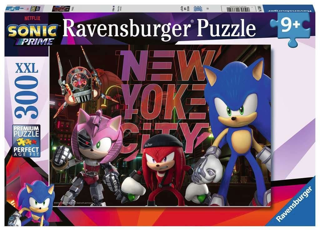 Sonic Prime Children's Jigsaw Puzzle XXL New York City (300 pieces) Ravensburger