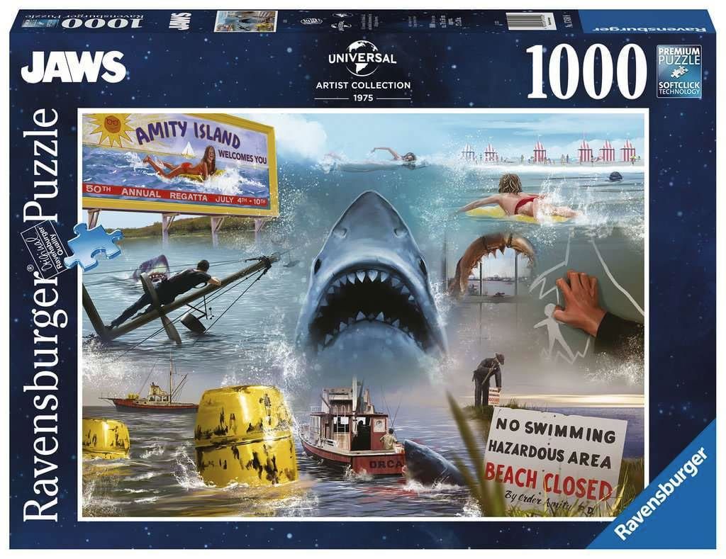 Universal Artist Collection Jigsaw Puzzle Jaws (1000 pieces) Ravensburger