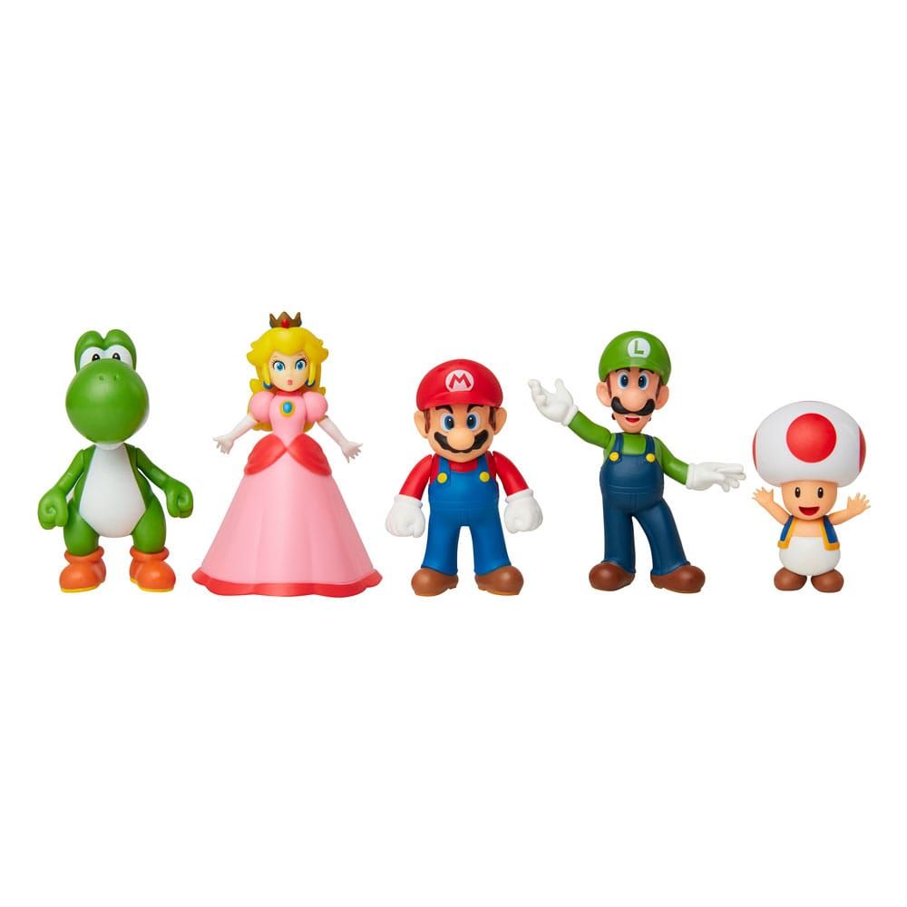 World of Nintendo Super Mario & Friends Figures 5-piece box set Exclusive Jakks Pacific