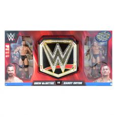 WWE Championship Playset with Doll Drew McIntyre vs. Randy Orton