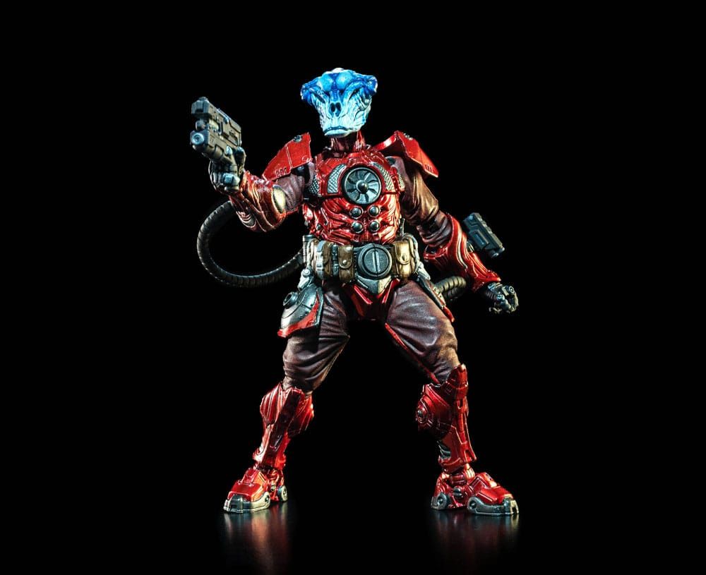 Cosmic Legions: Outpost Zaxxius Actionfigur T.U.5.C.C. Pilot 15 cm Four Horsemen Toy Design
