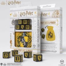Harry Potter Dice Set Hufflepuff Dice & Pouch Set (5) Q Workshop