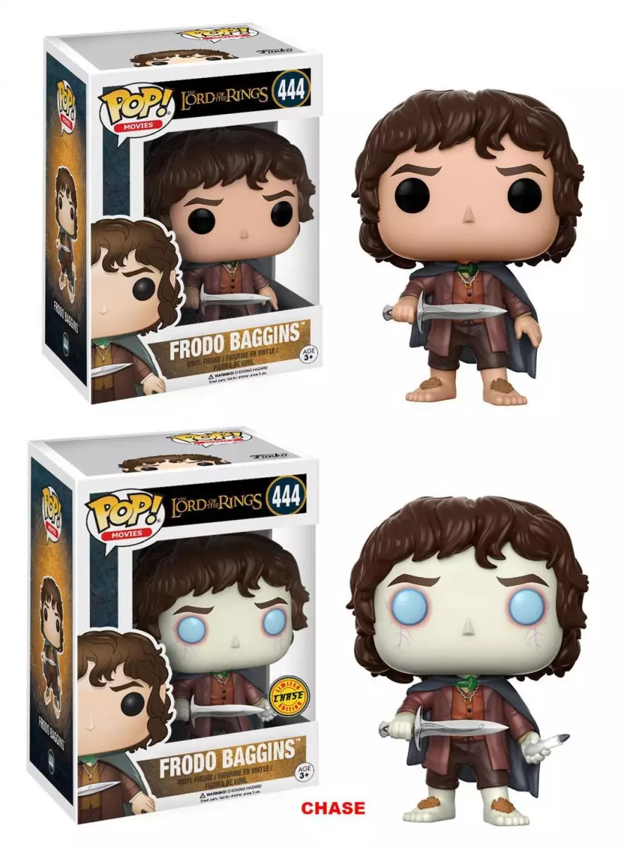 Lord of the Rings POP! Movies Vinyl Figures Frodo Baggins 9 cm Assortment (6) Funko