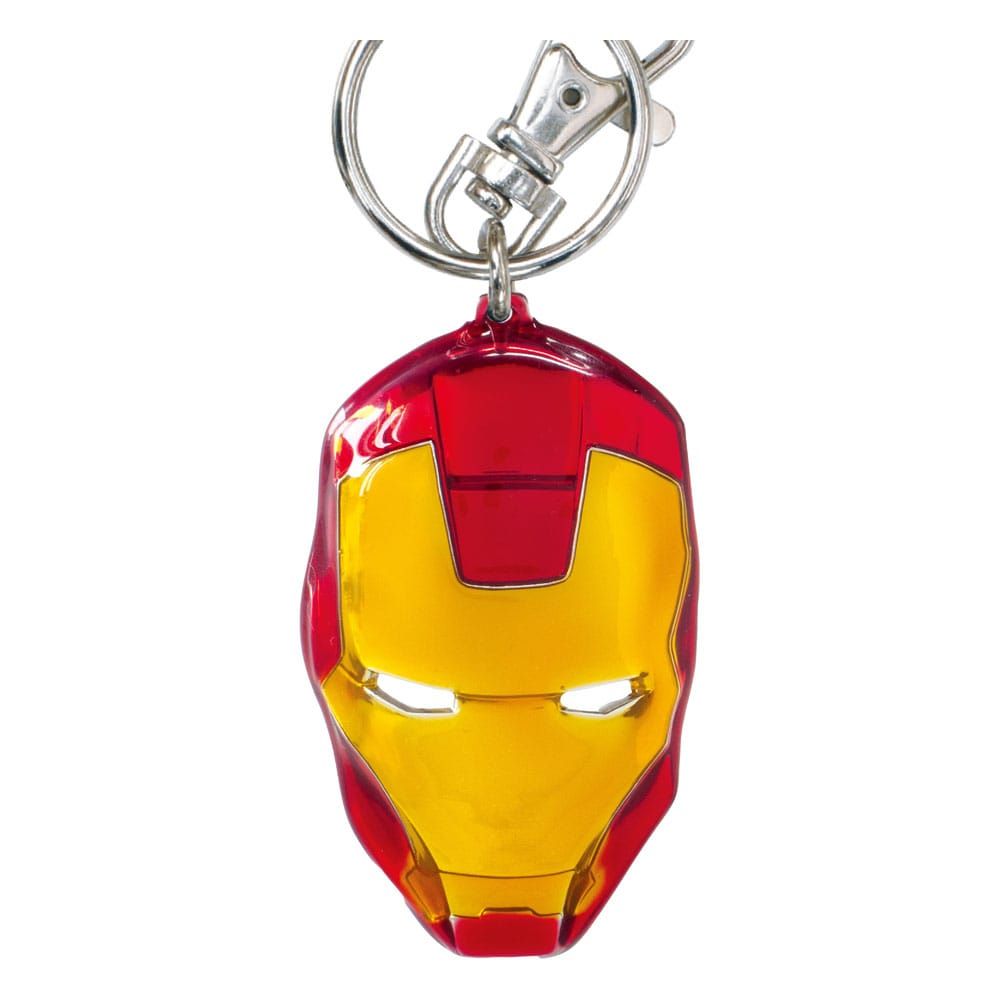 Marvel Metal Keychain Iron Man Head Classic Monogram Int.