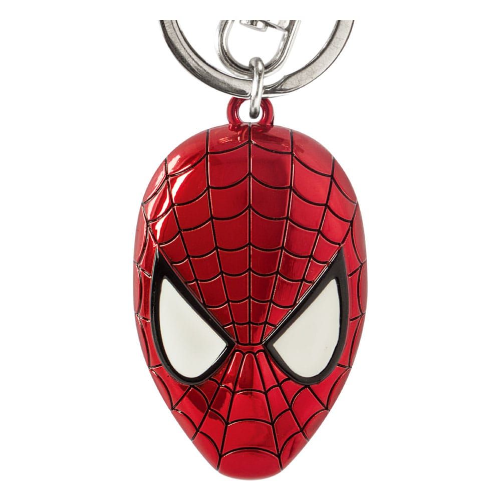 Marvel Metal Keychain Spider-Man Head Monogram Int.