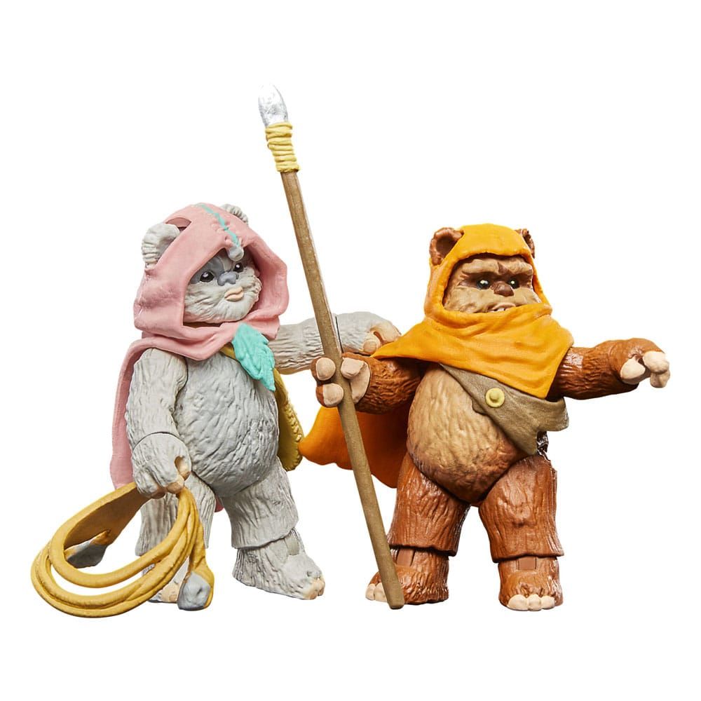 Star Wars: Ewoks Vintage Collection Action Figures Wicket W Warrick & Kneesaa 10 cm Hasbro