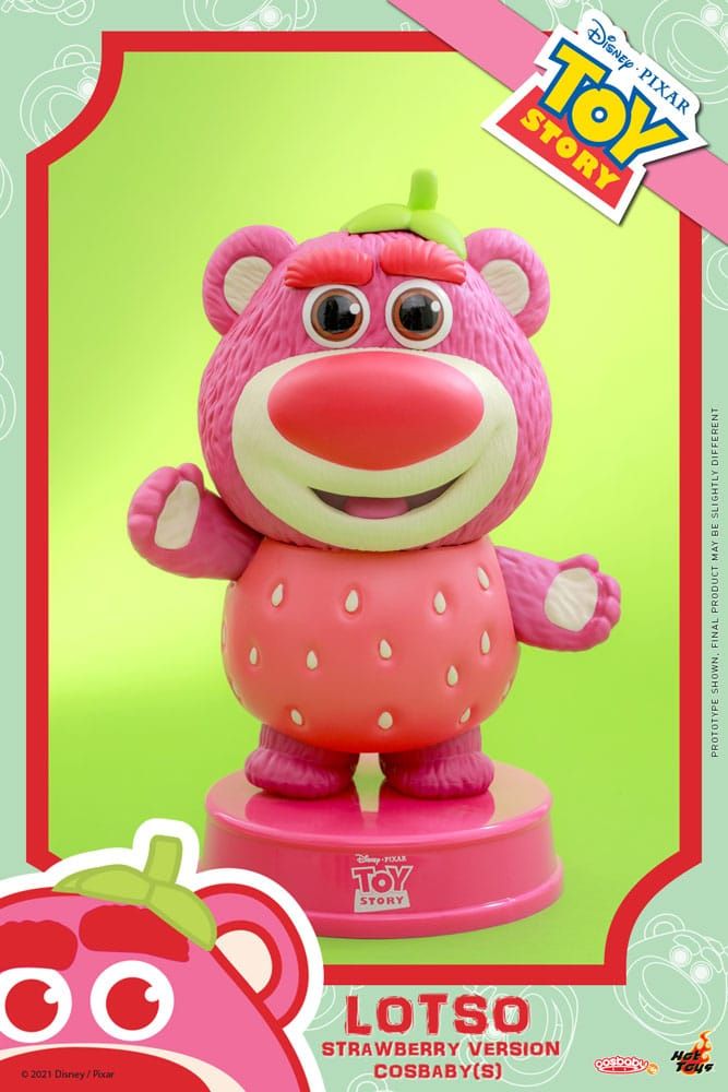 Toy Story 3 Cosbaby (S) Mini Figure Lotso (Strawberry Version) 10 cm Hot Toys
