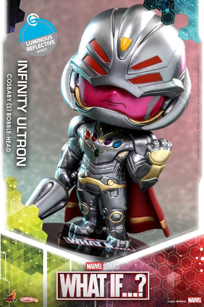 What If...? Cosbaby (S) Mini Figure Infinity Ultron 10 cm Hot Toys