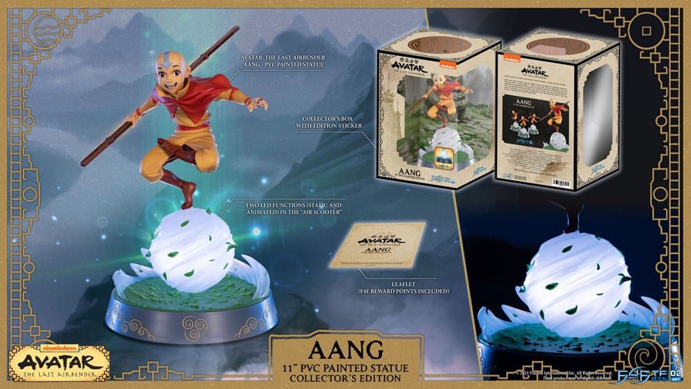 Avatar: The Last Airbender PVC Statue Aang Collector's Edition 27 cm First 4 Figures