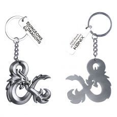 Dungeons & Dragons Keychain 3D Logo