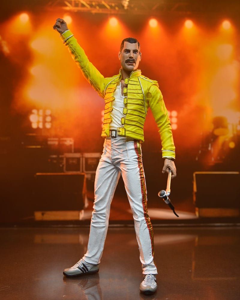 Freddie Mercury Action Figure Freddie Mercury (Yellow Jacket) 18 cm NECA