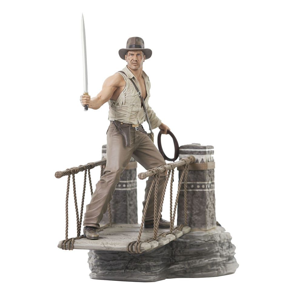 Indiana Jones and the Temple of Doom Deluxe Gallery PVC Statue Rope Bridge 28 cm Diamond Select