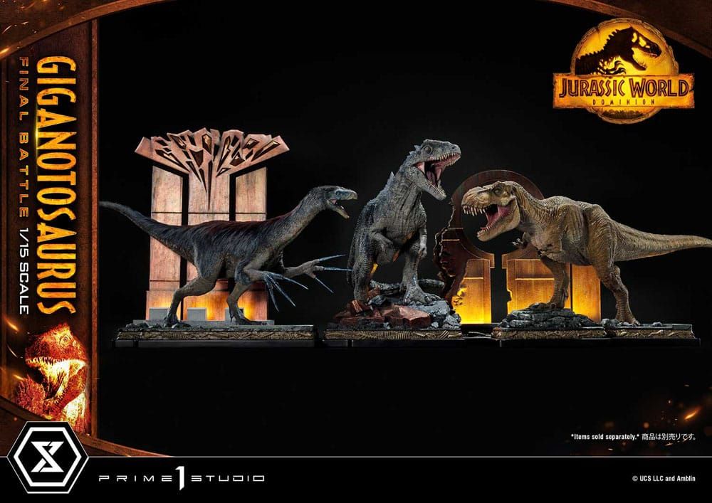 Jurassic World: Dominion Legacy Museum Collection Statue 1/15 Giganotosaurus Final Battle Bonus Version 48 cm Prime 1 Studio
