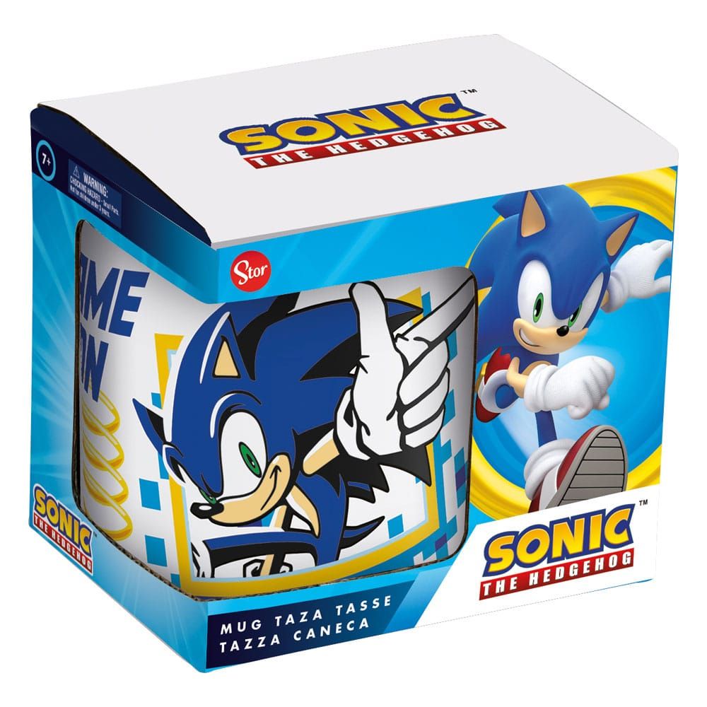 Sonic the Hedgehog Mug Case Sonic Game On 325 ml (6) Stor