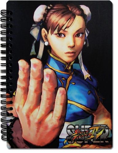 Super Street Fighter IV Notebook Chun Li & Cammy GEE