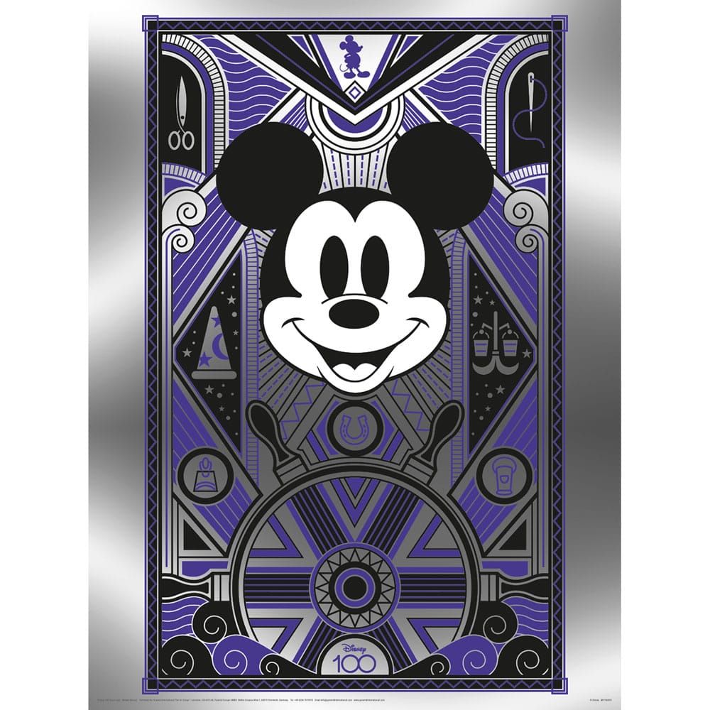 Disney Poster Pack Metallic Print Mickey Mouse 30 x 40 cm (3) Pyramid International