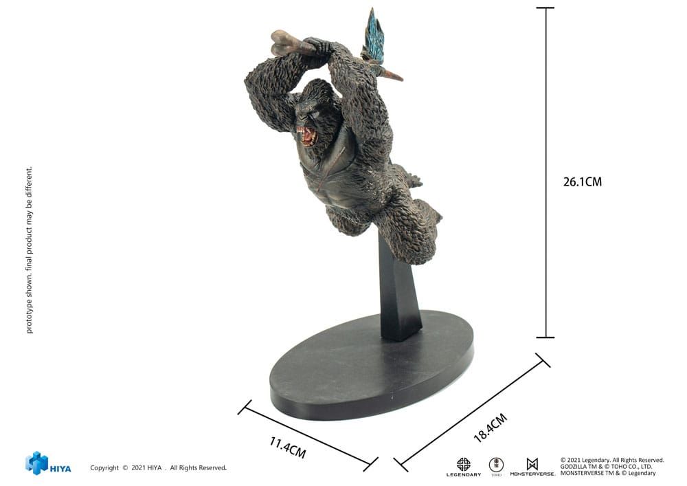 Godzilla PVC Statue Godzilla vs Kong (2021) Kong 26 cm Hiya Toys