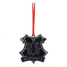 Harry Potter Hanging Tree Ornament Hogwarts Crest (Silver) 6 cm Nemesis Now