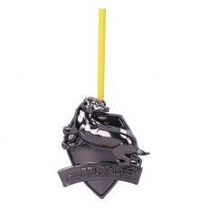 Harry Potter Hanging Tree Ornament Hufflepuff Crest (Silver) 6 cm