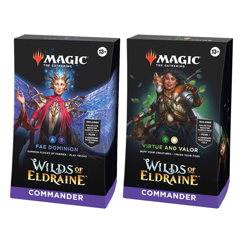 Magic the Gathering Wilds of Eldraine Commander Decks Display (4) english Wizards of the Coast