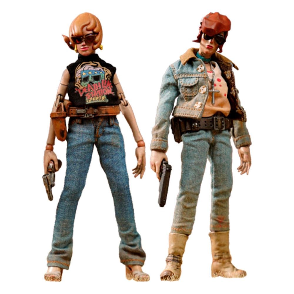 Death Gas Station Series Action Figures Canyon Sisters: Mrs. T & Ms. L 15 cm Damtoys