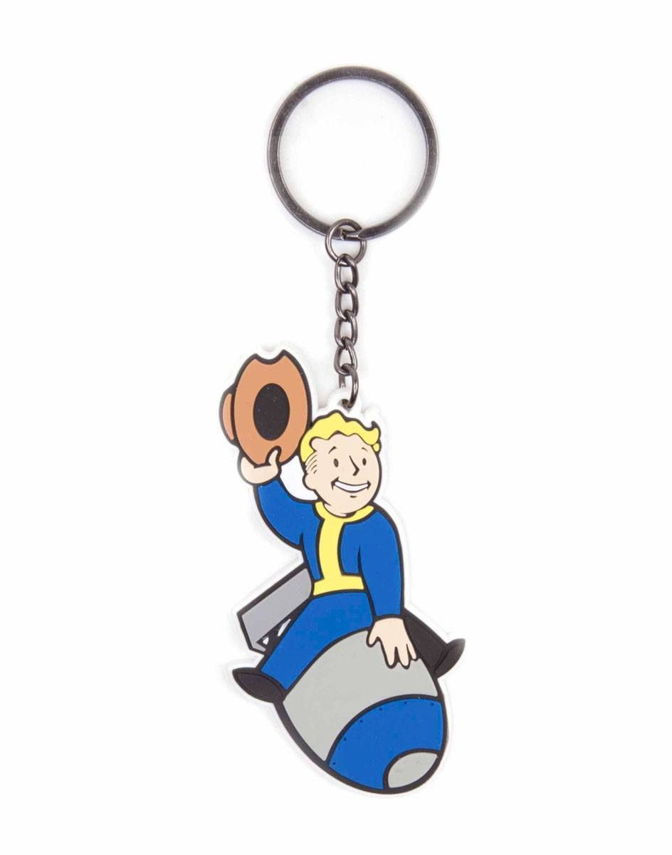 Fallout 4 Rubber Keychain Bomber Skill Bioworld
