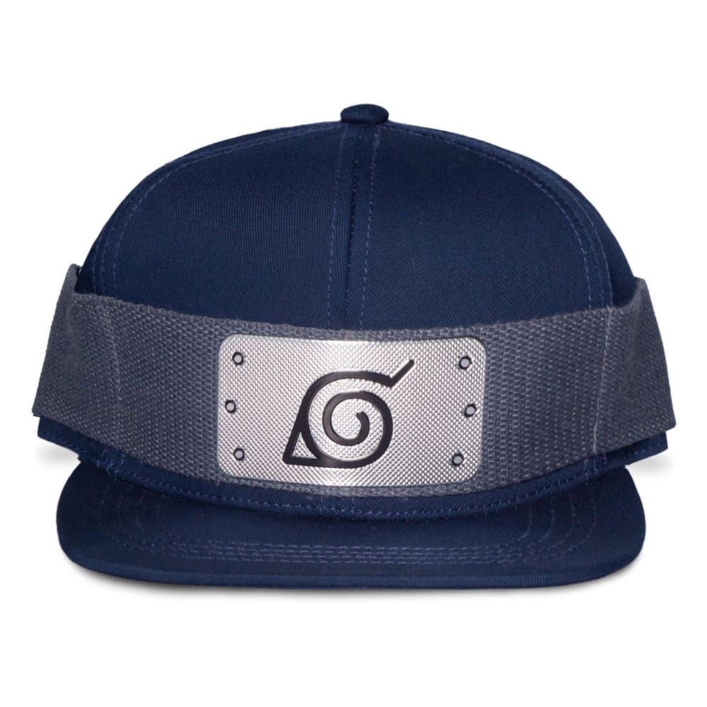 Naruto Shippuden Snapback Cap Logo Blue Difuzed