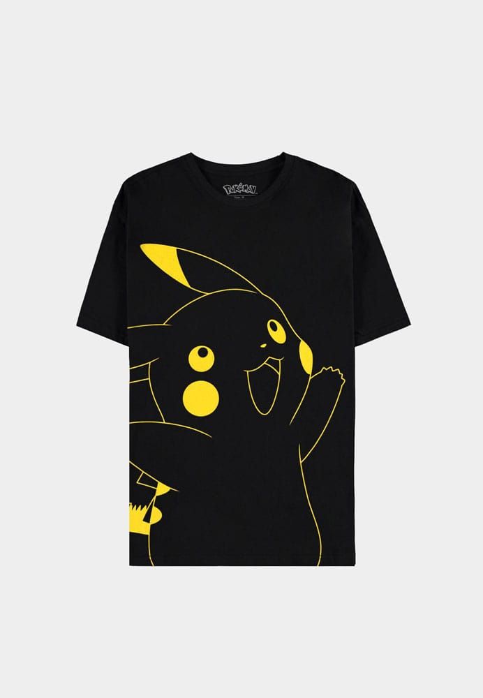 Pokemon T-Shirt Pikachu Outline Size L Difuzed