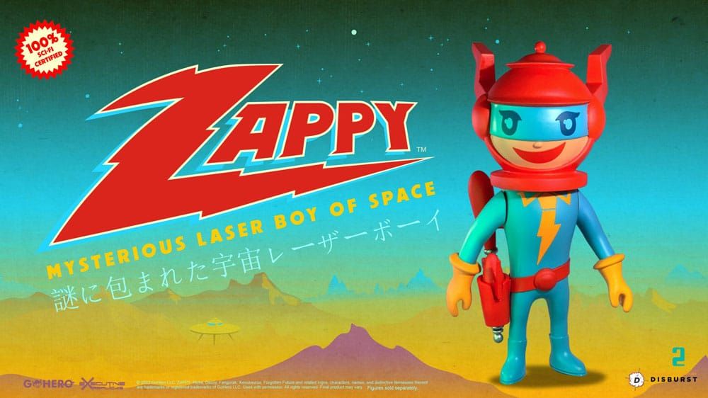 Zappy Action Figure Mysterious Laser Boy of Space 22 cm i8 Toys