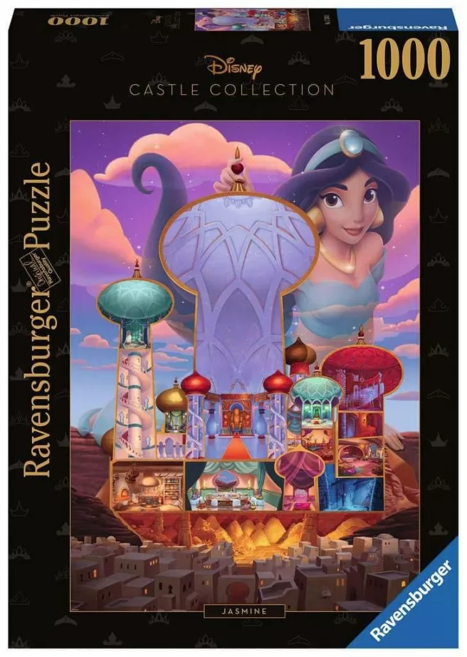 Disney Castle Collection Jigsaw Puzzle Jasmine (Aladdin) (1000 pieces) Ravensburger