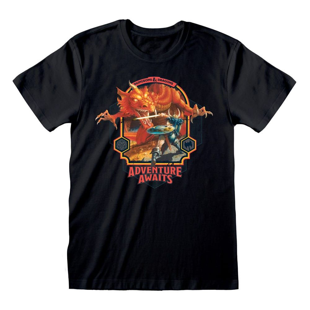 Dungeons & Dragons T-Shirt Adventure Awaits Size M Heroes Inc