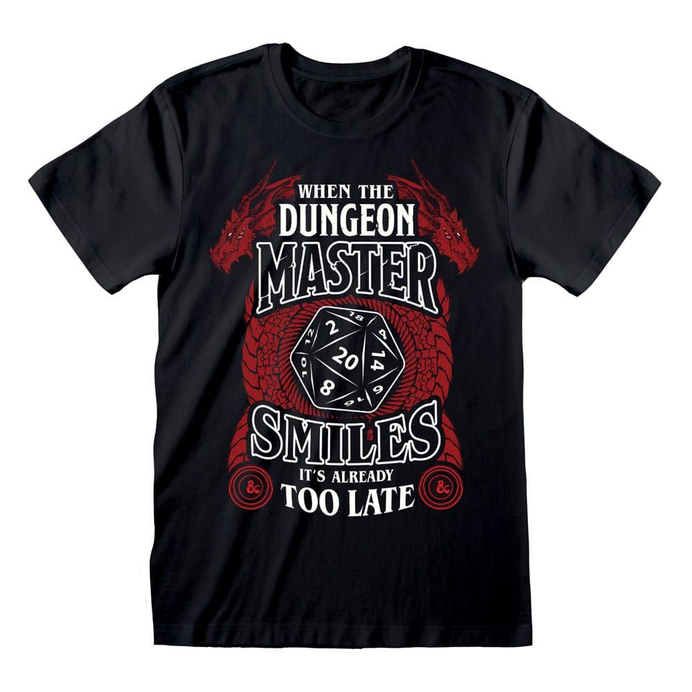 Dungeons & Dragons T-Shirt When The Dungeon Master Smiles Size S Heroes Inc