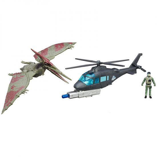 Jurassic World Action Figure Pteranadon vs. Helicopter Hasbro
