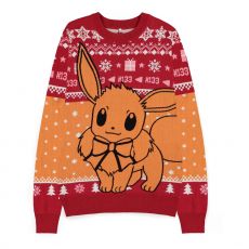 Pokemon Sweatshirt Christmas Jumper Eevee Size L