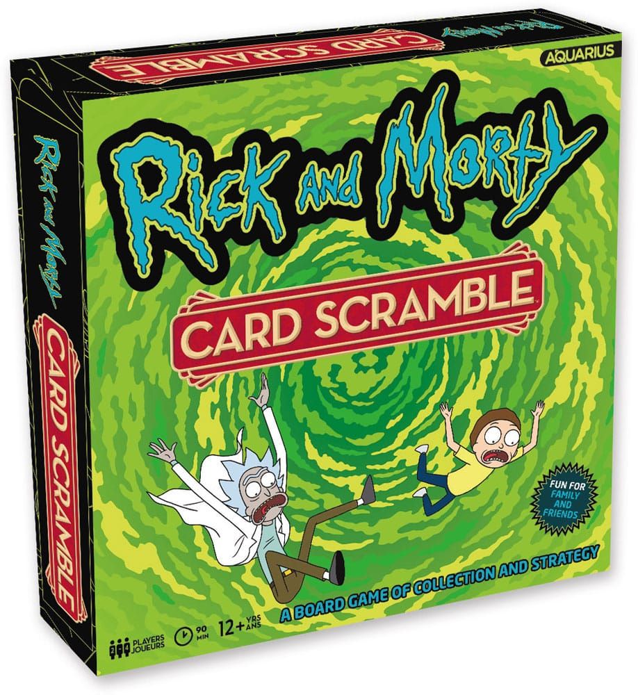 Rick and Morty Board Game Card Scramble *English Version* Aquarius