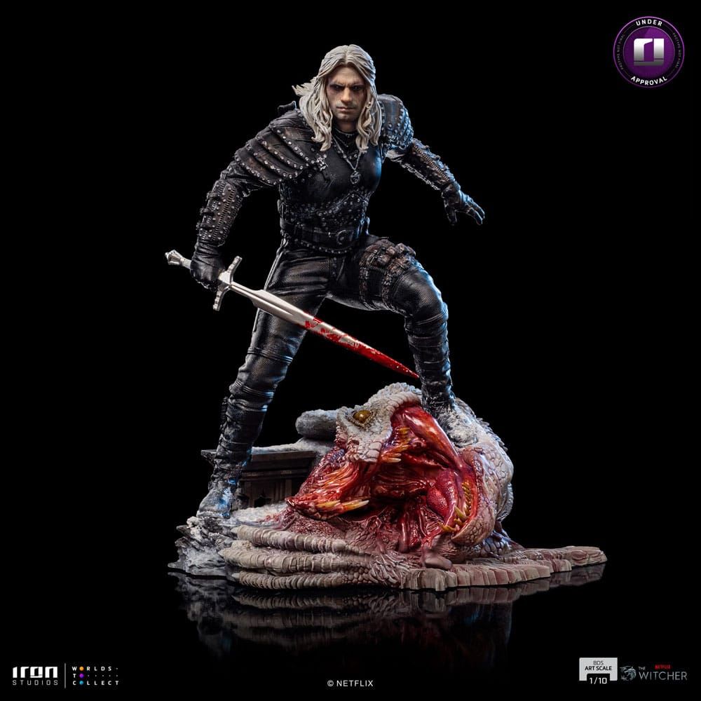 The Witcher BDS Art Scale Statue 1/10 Geralt of Riva 33 cm Iron Studios