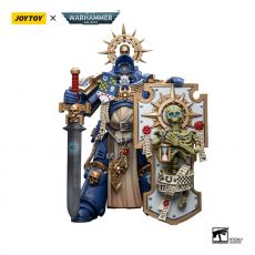 Warhammer 40k Action Figure 1/18 Ultramarines Primaris Captain with Relic Shield and Power Sword 12 cm Joy Toy (CN)