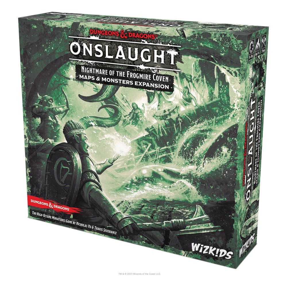 Dungeons & Dragons Game Expansion Onslaught Nightmare of the Frogmire Coven - Maps & Monsters Expansion *English Version* Wizkids